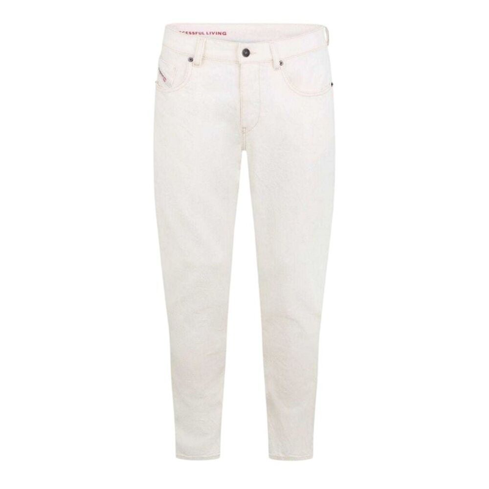 Diesel Mens 2019 D-Strukt Slim Jeans / White